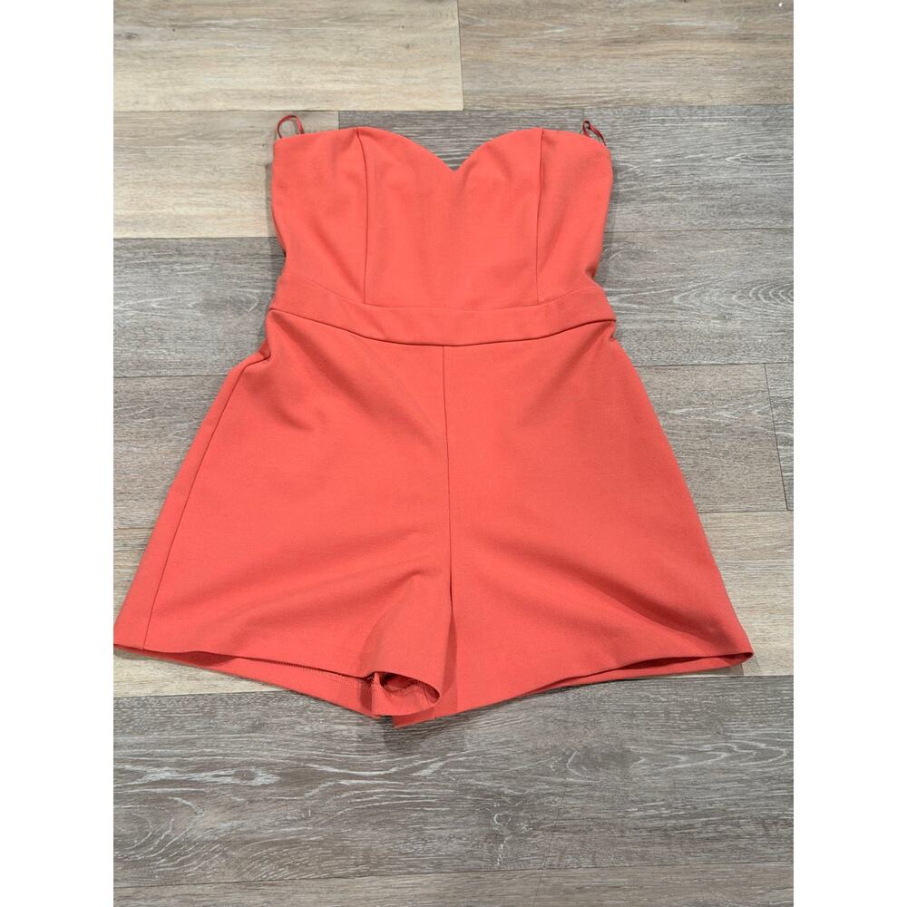 Express Outlet Strapless Romper Size 2 Pink